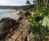 Villa Haweri Surf View Villa on Sumba, Accès à la plage